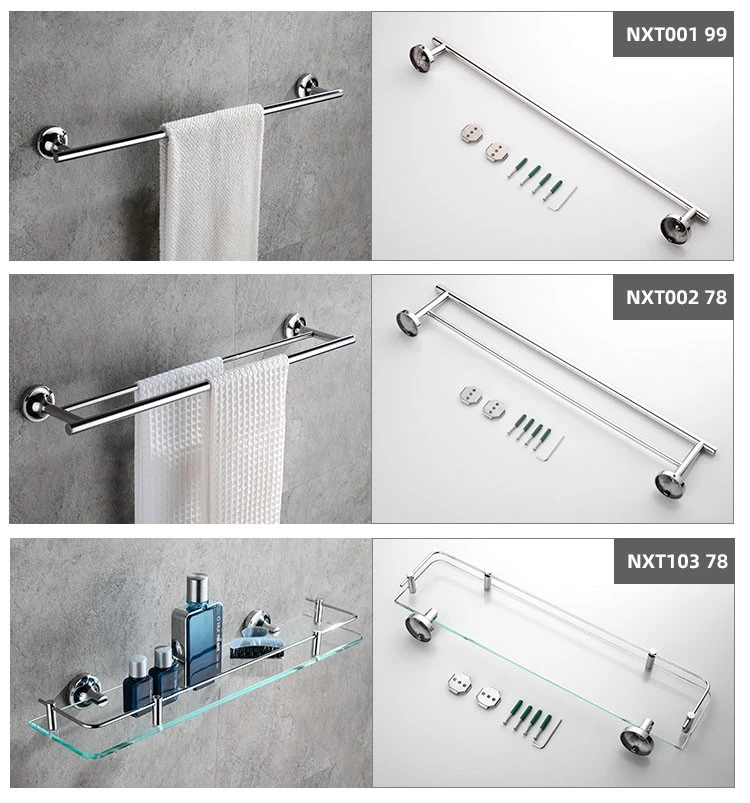 Luxury Chrome Bathroom Accessories Set suppliers