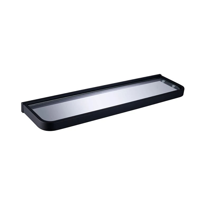 Matte Black Bath Towel Shelf factory